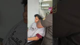 Steam treatment and shampoo healthyhair hair hairstylist louisianahairstylist salon shorts [upl. by Eniawtna]