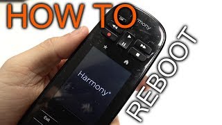 How to Reboot  Reset Harmony remote Ultimate  Touch  Elite [upl. by Ripp]