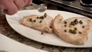 Swordfish With Horseradish Mustard Sauce Recipe presented by Coastal Cooking Quick Bites [upl. by Akfir631]