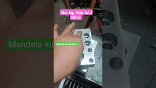 making manifold valve VMC machining mandela viral youtubeshorts creative hydraulic [upl. by Hamian]