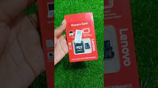 Lenovo 64GB Memory Card 🖤 Unboxing shorts viral lenovo [upl. by Lilybelle]