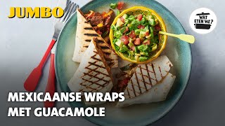 Wat eten we Mexicaanse wraps met guacamole [upl. by Sabba519]