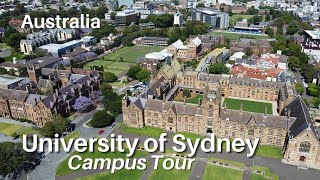 University of Sydney campus tour Australia university [upl. by Atteroc119]