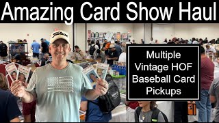 Another Card Show LOADED With Vintage Baseball Cards The Deals were Incredible [upl. by Aneema]