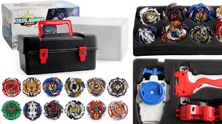 Unboxing 12 Beyblades Burst Evolution Metal Fusion  Beyblade Reviews [upl. by Constancy]