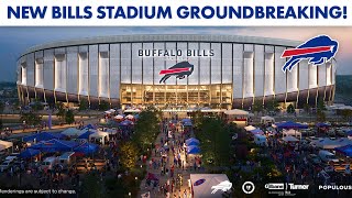 New Bills Stadium Groundbreaking Ceremony [upl. by Schick]