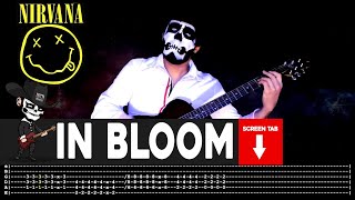 【NIRVANA】 In Bloom  cover by Masuka  LESSON  GUITAR TAB [upl. by Einreb]