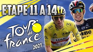 DOUBLE MONT VENTOUX  TOUR DE FRANCE 2021  ÉTAPE 11 À 14 [upl. by Alehcim275]