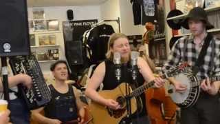 Steve N Seagulls Thunderstruck  Acoustic  Levykauppa Äx 852015 [upl. by Aiselad]