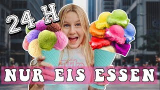 24 STUNDEN NUR EIS ESSEN BAD IDEA  MaVie Noelle [upl. by Ultan]