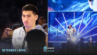 Dmitry Bivol makes SPECTACULAR RINGWALK entrance for his rematch with Artur Beterbiev ✨😮‍💨 [upl. by Knowles]