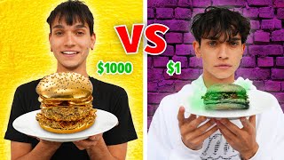 Expensive vs Cheap Food Challenge [upl. by Naillij587]