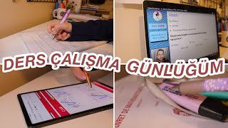 DERS ÇALIŞMA GÜNLÜĞÜM ⭐️  okul sonrası verimli bir günüm nasıl geçiyor [upl. by Ilyk]