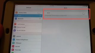 iPad Mini Fix WiFi Grayed Out or Disabled [upl. by Ettedo]