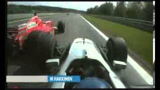 Formula 1 GP Belgio 2000 un sorpasso nella storia il mitico hakkinen [upl. by Nirda586]