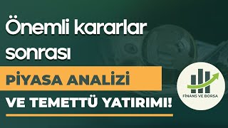 PİYASA ANALİZİ VE TEMETTÜ YATIRIMI [upl. by Dayle]