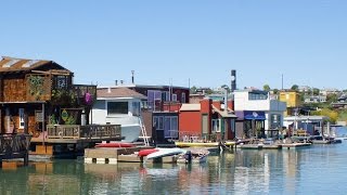 Sausalito California  Houseboat Community [upl. by Aronael]