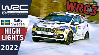 WRC Rally Highlights  Rally Sweden 2022  WRC3 Day 1 [upl. by Areek]