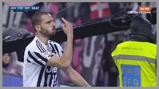 Leonardo Bonucci vs Inter Home 28022016  Best Performance of Career  Russian Commentary  HD [upl. by Animaj]