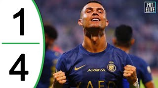 AlTaawoun vs AlNassr 14 Highlights  CRISTIANO RONALDO 54th Goal [upl. by Letnahs]