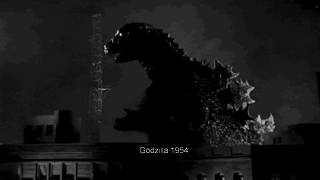 Godzilla 1954 roars slowed down 70 [upl. by Konstance]