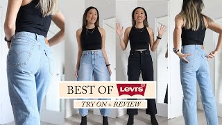 BEST OF LEVIS JEANS Try On  Review Best Styles [upl. by Lindi387]