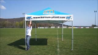 Comment installer seul son barnum pliant 3x3m professionnel aluminium [upl. by Oleusnoc84]