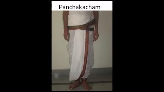 How to wear Panchakacham [upl. by Niels]