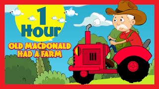 Old McDonald had a Farm 1 Hour  English Poems Collection For Children [upl. by Ammeg]