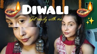 Get ready with me for Diwali celebration 🪔✨ [upl. by Maffei]