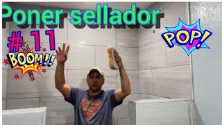 Como Poner Selladorhow to install tile sealer [upl. by Lunseth]