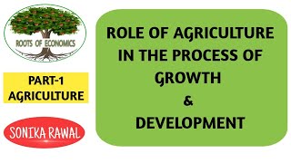 Role of Agriculture in Economic Development  EDPI  BABcom 3rd Year Economics  Delhi University [upl. by Eiznil]