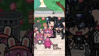 Baby Cat And Baby Bunny Exchange lives 😱🐈‍⬛🐇 tocaboca tocalife tocalifeworld shorts [upl. by Aikemahs225]