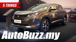 2021 Peugeot 3008 Allure facelift 5 Things  AutoBuzz [upl. by Ahidam]