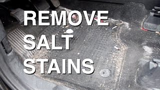 How to SAFELY Remove Salt Stains from Carpets [upl. by Semadar]