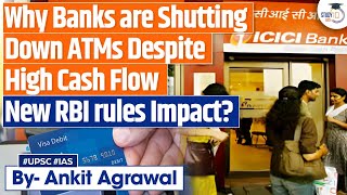 Why banks are shutting down ATMs despite high cash flow NEW RBI rules  Economy [upl. by Misaq4]