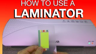 How to use a LAMINATOR [upl. by Anela]