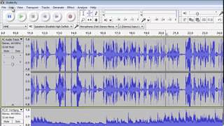 Audacity Basics OLDORIGINAL Recording Editing Mixing [upl. by Stiegler]