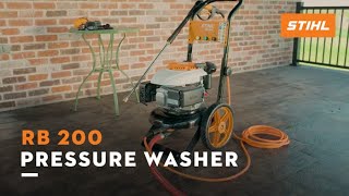 STIHL RB 200 Pressure Washer  Features and Benefits [upl. by Aluap543]