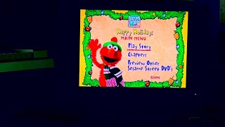 Elmo’s World Happy Holidays 2002 DVD Menu Walkthrough [upl. by Sacrod275]