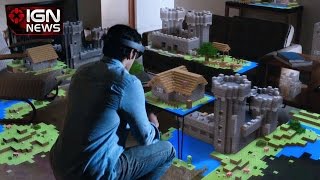 Minecraft Microsoft HoloLens  Demo  Trailer  E3 2015 [upl. by Poll133]