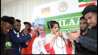 Idil Barkhad oo Wacdaro ka Muujisay Cawayskii Ururka Hilaac Germany [upl. by Sivolc]