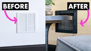 How to Make an Air Return Vent Cover For WAY Less than Buying Custom [upl. by Bakemeier641]