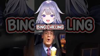 Biboo revives BING CHILLING meme hololive hololiveenglish vtuber [upl. by Dnomaid571]