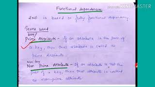 Prime and Non Prime attribute  lecture97DBMS [upl. by Alcus]