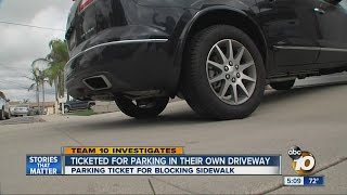 Ticketed for parking in their own driveway [upl. by Jacinthe]