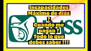 TODO SOBRE INCAPACIDADES IMSS 2023 [upl. by Jamnes388]