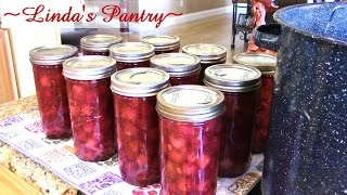 Canning Cherry Pie Filling With Lindas Pantry [upl. by Aleda]