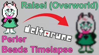 Perler Beads Timelapse Ralsei Overworld  Deltarune Pixel Art [upl. by Padgett]