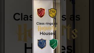 Hogwarts Houses as Class Rings [upl. by Everest911]